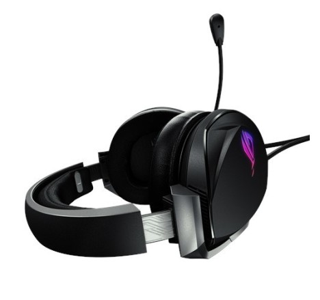 Žaidimų ausinės ASUS ROG Theta 7.1 su lankeliu juodos
