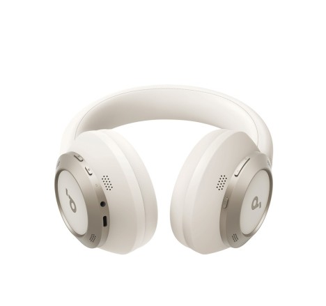 Soundcore Space One Pro bevielės bluetooth ausinės baltos sp.