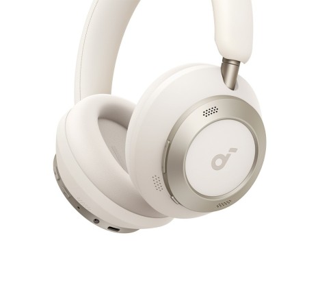 Soundcore Space One Pro bevielės bluetooth ausinės baltos sp.