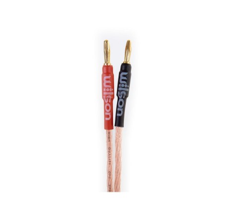 Wilson kabelis kolonėlėms 2x4mm (3m) - bananinės jungtys speaker cable banana Wilson kabelis kolonėlėms 2x4mm (3m) - bananinės jungtys speaker cable banana