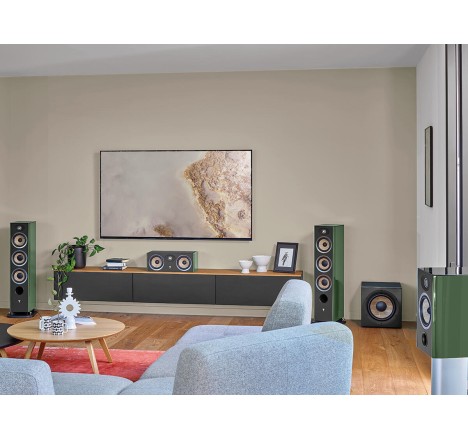 Focal Aria Evo X N°1  lentynė kolonėlė green 