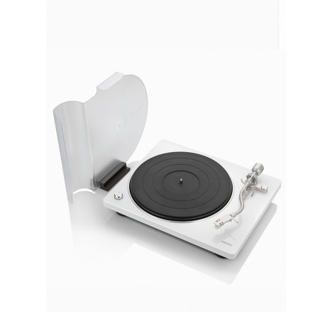 Denon DP-400 automatinis plokštelių grotuvas baltas