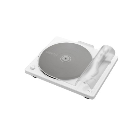 Denon DP-400 automatinis plokštelių grotuvas baltas