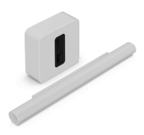 Sonos Arc Ultra + Sub 4 Soundbar TV garso sistema - namų kinas balta