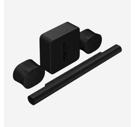 Sonos Arc Ultra + Sub 4 + ERA 300 Soundbar TV garso sistema - namų kinas juoda Sonos Arc Ultra + Sub 4 + ERA 300 Soundbar TV garso sistema - namų kinas juoda