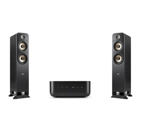 Komplektas: Denon Home Amp + Polk Audio ES55E Komplektas: Denon Home Amp + Polk Audio ES55E